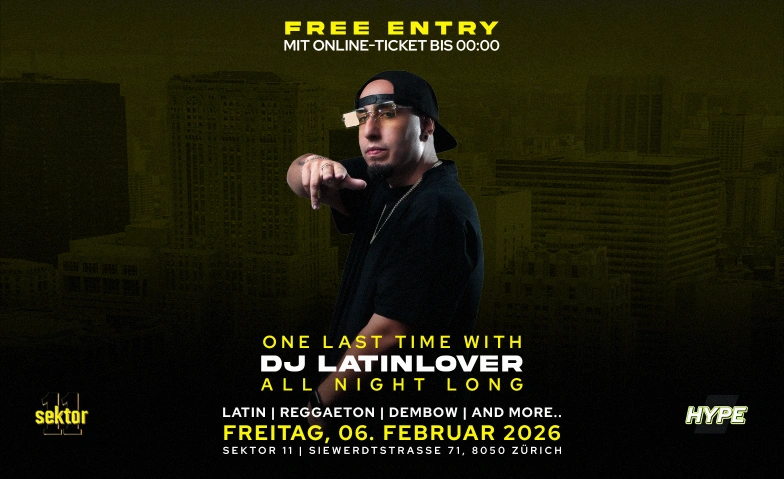 DIE GR&Ouml;SSTE &Uuml;16 PARTY IN Z&Uuml;RICH - SEKTOR11 SEKTOR 11, Siewerdtstrasse 71, 8050 Z&uuml;rich Tickets