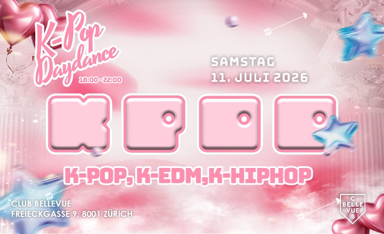 K-POP DAYDANCE Club Bellevue | Eventlocation, R&auml;mistrasse 6, 8001 Z&uuml;rich Tickets