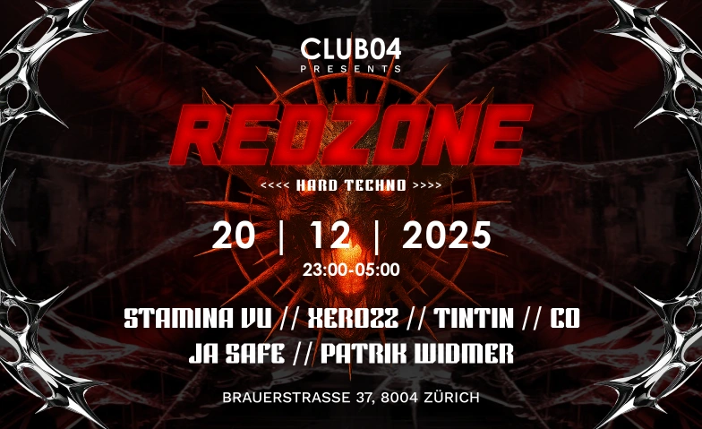 REDZONE CLUB04, Brauerstrasse 37, 8004 Zürich Tickets