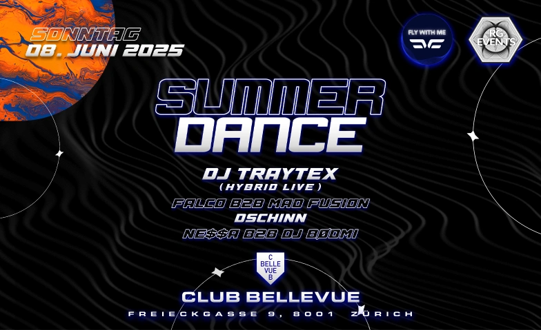 SUMMER DANCE AT CLUB BELLEVUE Club Bellevue, Freieckgasse 9, 8001 Zürich Billets