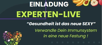 Organisateur de Experten Live zum Thema Gesunde Ernährung