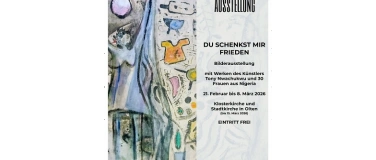 Event-Image for 'Vernissage zur Bilderausstellung  "Du schenkst mir Frieden"'