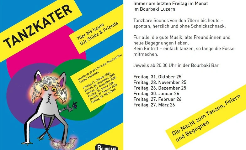 Event-Image for 'Tanzkater - die Nacht zum Tanzen, Feiern und Begegnen'