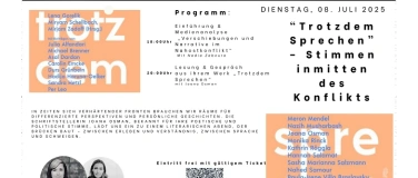 Event-Image for 'Lesung & Diskussion "Trotzdem Sprechen"'