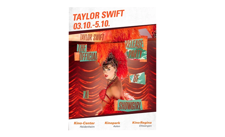 Event-Image for 'TAYLOR SWIFT - THE OFFICAL RELEASE PARTY OF A SHOWGIRL'