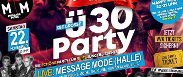 Event-Image for 'Die Ü30 Partynacht! - Liveband "Message Mode" + DJ'