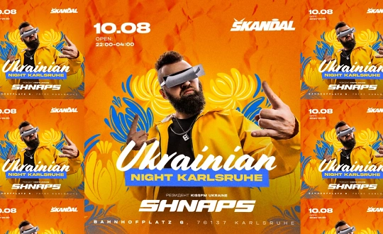 Logo de sponsoring de l'événement Ukrainian Night with DJ Shnaps