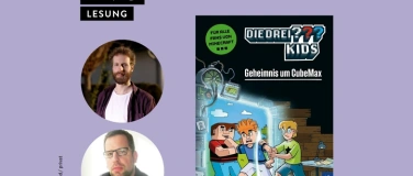 Event-Image for 'LESUNG: Die Drei ??? Kids - Geheimnis um CubeMax'