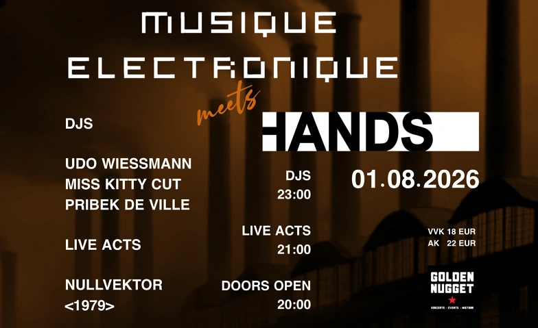 Event-Image for 'MUSIQUE ELECTRONIQUE meets HANDS'