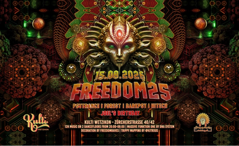 FREEDOM 25 Kulti Wetzikon, Z&uuml;rcherstrasse 42, 8620 Wetzikon Tickets