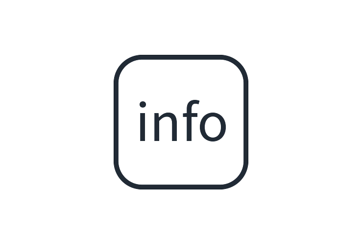 Icon informieren Icon informieren