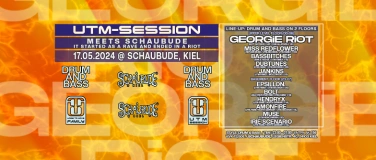 Event-Image for 'UTM-Session x Schaubude Kiel w Gerogie Riot /DNB on 2 Floors'