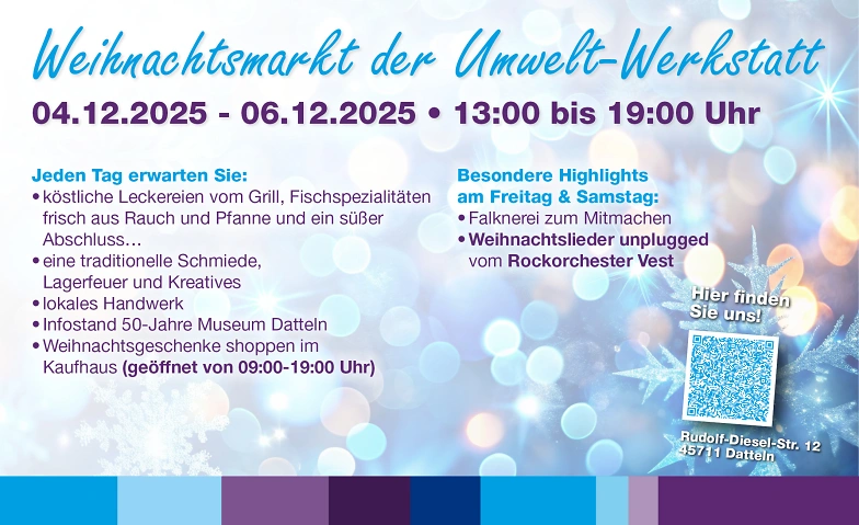 Event-Image for 'Weihnachtsmarkt an der Umwelt-Werkstatt'