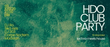 Event-Image for 'HdO Club Party - 10 days later - #81'