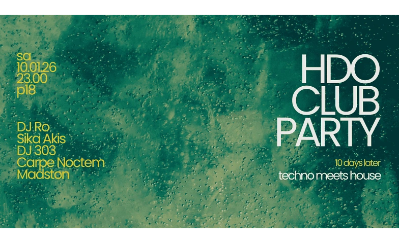 Event-Image for 'HdO Club Party - 10 days later - #81'