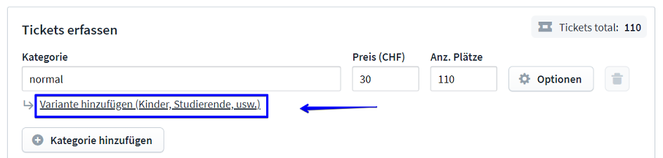 varianten oder Ermässigungen deu 4