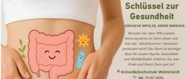 Event-Image for 'Vortrag: Der Darm als Schl&uuml;ssel zur Gesundheit'