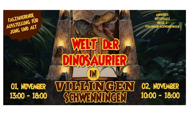 Event-Image for 'Welt der Dinosaurier - Villingen-Schwenningen Messe'