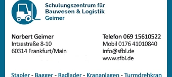 Organisateur de Kurse Staplerführerschein, Gabelstaplerschein