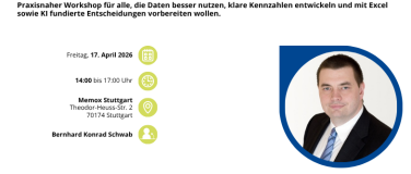 Event-Image for 'Von Excel zu smarten KI-Dashboards - KPIs, KI und Transforma'