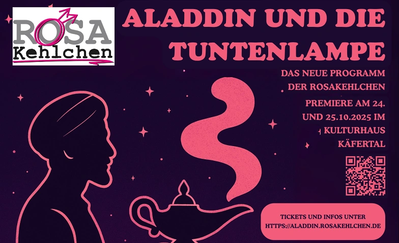 Event-Image for 'Aladdin und die Tuntenlampe - Premiere der Rosakehlchen'