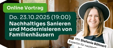Event-Image for 'Vortrag: Nachhaltiges Sanieren von Eigenheimen'