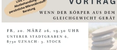 Event-Image for 'WENN DER K&Ouml;RPER AUS DEM GLEICHGEWICHTGER&Auml;T'