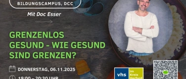 Event-Image for 'Doc Esser / Grenzenlos gesund - wie gesund sind Grenzen?'