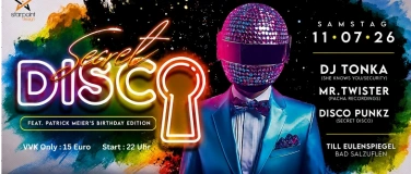 Event-Image for 'SECRET DISCO &ndash; BIRTHDAY EDITION FEAT. DJ TONKA'