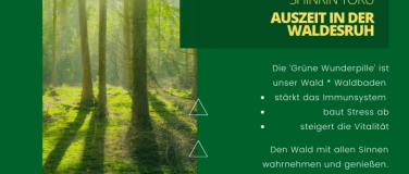 Event-Image for 'Waldbaden * Shinrin Yoku * Auszeit in der Waldesruh'