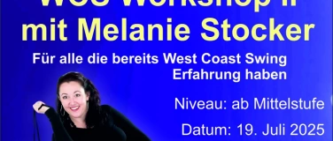 Event-Image for 'West Coast Swing Tanzkurs mit Melanie Stocker'