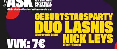 Event-Image for '25 Jahre ASK - Geburtstagsparty mit DJs Lasnis & Nick Leys'