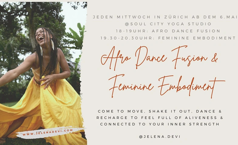 AFRO DANCE FUSION &amp; FEMININE EMBODIMENT JEDEN MITTWOCH Tickets