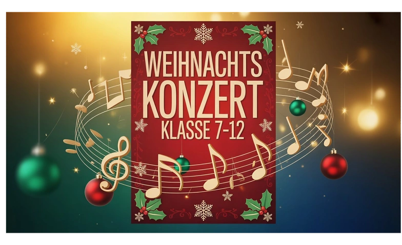 Weihnachtskonzert mit Beitr&auml;gen der Klassen 7 - 12 Billets