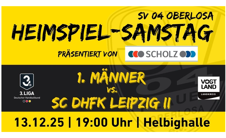 Event-Image for 'Heimspiel SV 04 Plauen-Oberlosa vs. SC DHFK Leipzig'