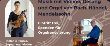 Event-Image for 'Kirchekonzert für Violine, Sopran und Orgel'