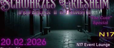 Event-Image for 'N17 pr&auml;sentiert: "SCHWARZES GRIESHEIM" Dark Party Goth / EBM'