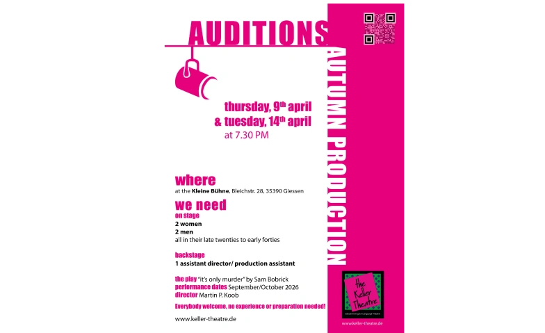 Event-Image for 'The Keller Theatre: Auditions for "it's only murder"'