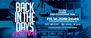 Event-Image for 'Back in the Days Festival'