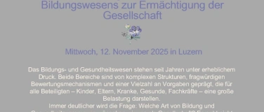 Event-Image for 'Von der Befreiung des Gesundheits- und Bildungswesens'