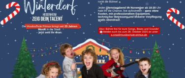 Event-Image for 'Zeig dein Talent auf der Live-Bühne im Winterdorf Heidenheim'