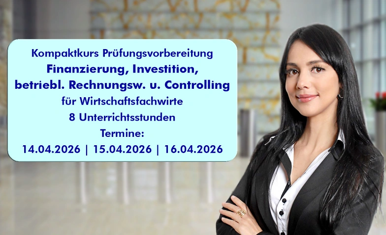 Event-Image for 'Investition, Finanzierung, betriebliches Rechnungswesen'