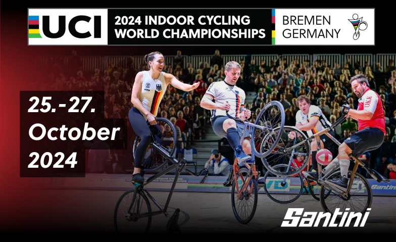 2024 UCI Indoor Cycling World Championships - 3-Day-Tickets ÖVB-Arena, Findorffstraße 101, 28215 Bremen Billets