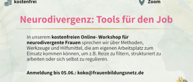 Event-Image for 'Neurodivergenz: Tools f&uuml;r den Job'