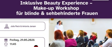 Event-Image for 'Inklusive Beauty: Make-up Workshop f&uuml;r blinde & sehbehindert'