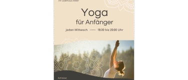 Event-Image for 'Yoga für Anfänger mit Sinja'