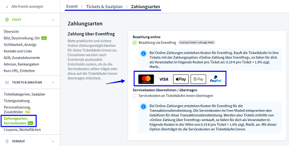 Zahlungsarten neu DE