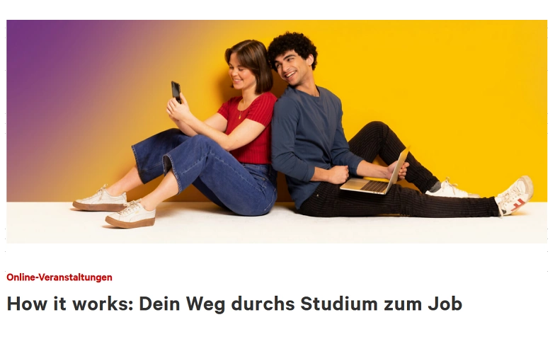 Event-Image for 'How it works: Dein Weg durchs Studium zum Job'