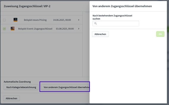 Zugangsschlüssel 2025 CH 12