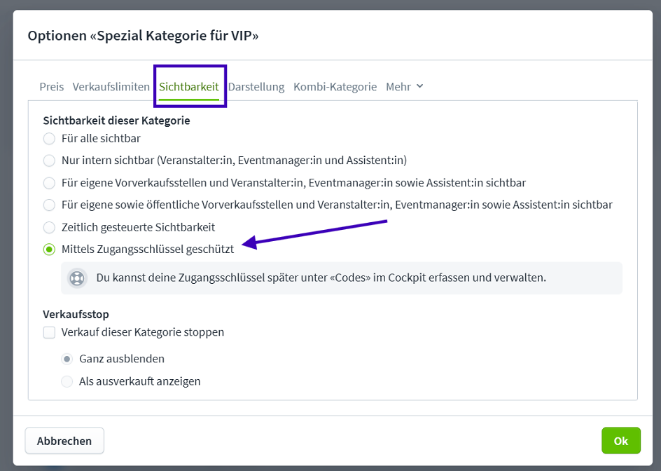 Zugangsschlüssel 2025 CH 2